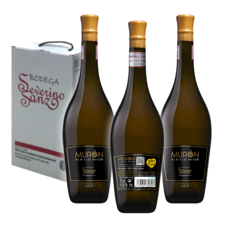 Estuche Murón Albillo Mayor 3 botellas